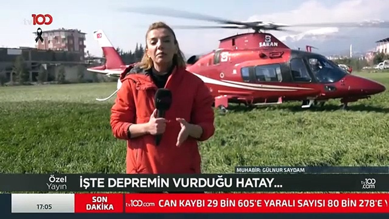 İkiz felaket sonrası geriye enkaz kaldı. tv100 Hatay’ı havadan görüntüledi