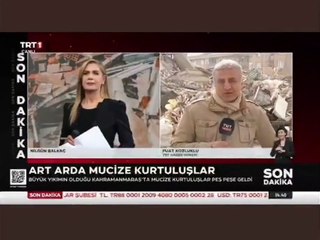 Şahan  TRT'de depremzedenin sesini kısan Fuat Kozluklu ile dalga geçti