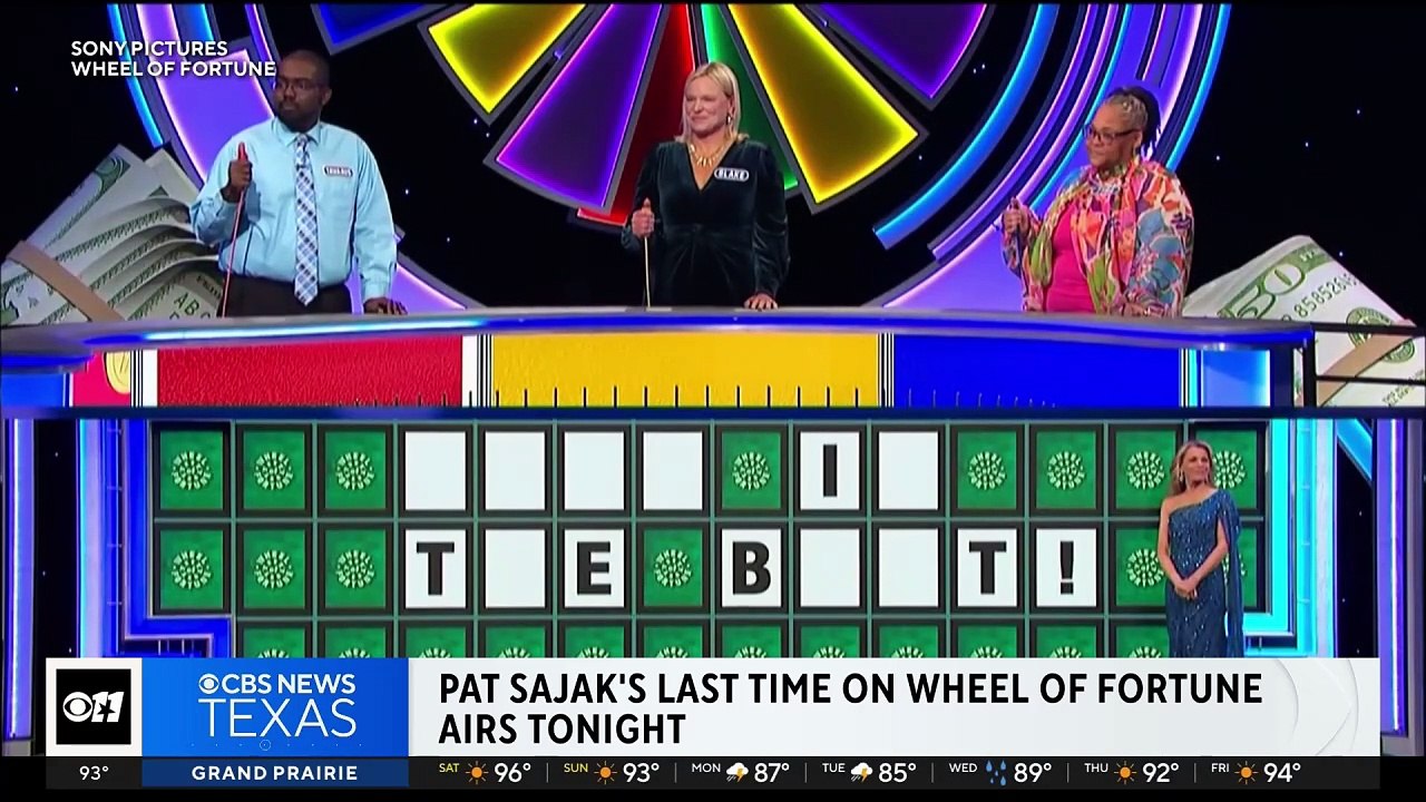 Pat Sajak's last Wheel of Fortune episode airing