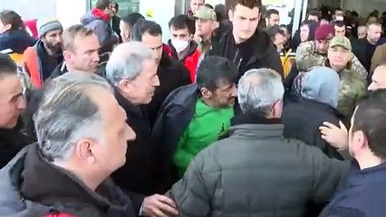 Bakan Akar ve Bakan Koca’dan Hatay kent merkezinde inceleme