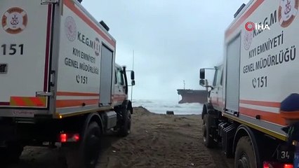 Yük gemisi 7 gün sonra yüzdü 