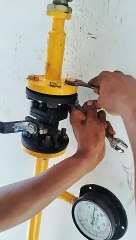 Gas pipe line work this place