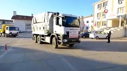 Köylülerden deprem bölgesine odun desteği