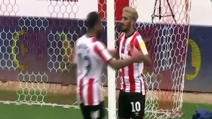 Benrahma (Brentford) vs Wigan, 04 07 2020