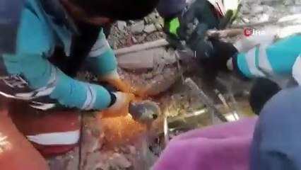 Yabancı uyruklu kadın 57 saat sonra kurtarıldı