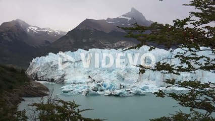 Argentina Perito Moreno Glacier And Fallen Ice