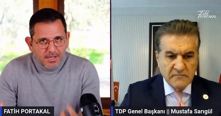 Fatih Portakal'ın sorusuna Mustafa Sarıgül çok sinirlendi. Sözlerine çok dikkat etmen lazım