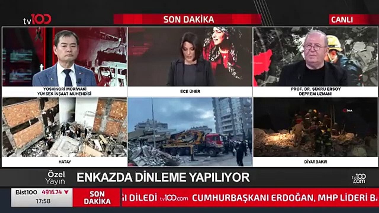 Ece Üner tv100 canlı yayınında deprem fırsatçılarına sert çıktı. Çöken ahlakla da mücadele etmek durumunda kalmayalım!