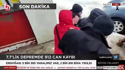 Malatya’da bir deprem daha oldu. Halk TV o sırada canlı yayındaydı