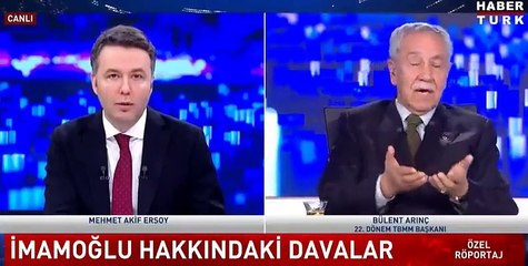 Bülent Arınç’tan Ekrem İmamoğlu itirafı: Yapmayın diye yalvardım