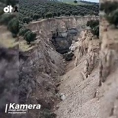 Depremin neden olduğu büyük yıkım havadan görüntülendi