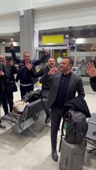 Galatasaray yönetimi havalimaninda Okan Buruk'a üçlü çektirdi