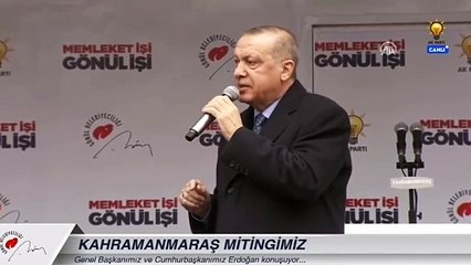 Erdoğan 2019'da Kahramanmaraş'ta imar barışıyla 144 bin 556 Maraşlının sorunu çözdük diye müjde vermiş. Görüntüyü çıkartıp buldular