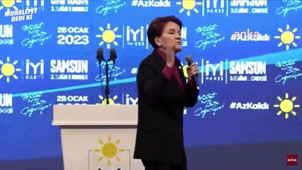 Akşener Samsun'da konuştu. Bu ülkenin kuruluş ayarlarına dönmeye ihtiyaç var
