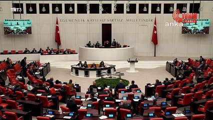 Meclis'te 1 dakika boyunca aynı şeyi söyledi. Tam 19 kez tekrarladı