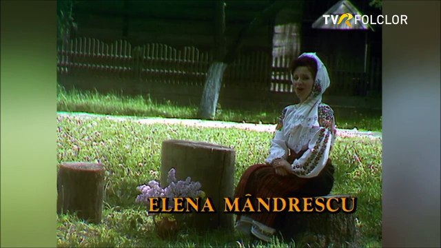 Elena Mandrescu - Sus pe deal ii iarba verde (Tezaur folcloric - arhiva TVR)