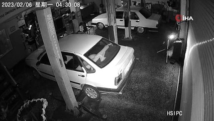 Siirt’te oto sanayi sitesinde deprem böyle hissedildi