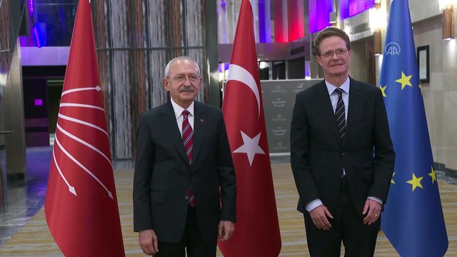 Kılıçdaroğlu, AB ülkelerinin Ankara büyükelçileri ile bir araya geldi