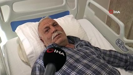 Tekerlekli sandalye ile geldi yürüyerek çıktı