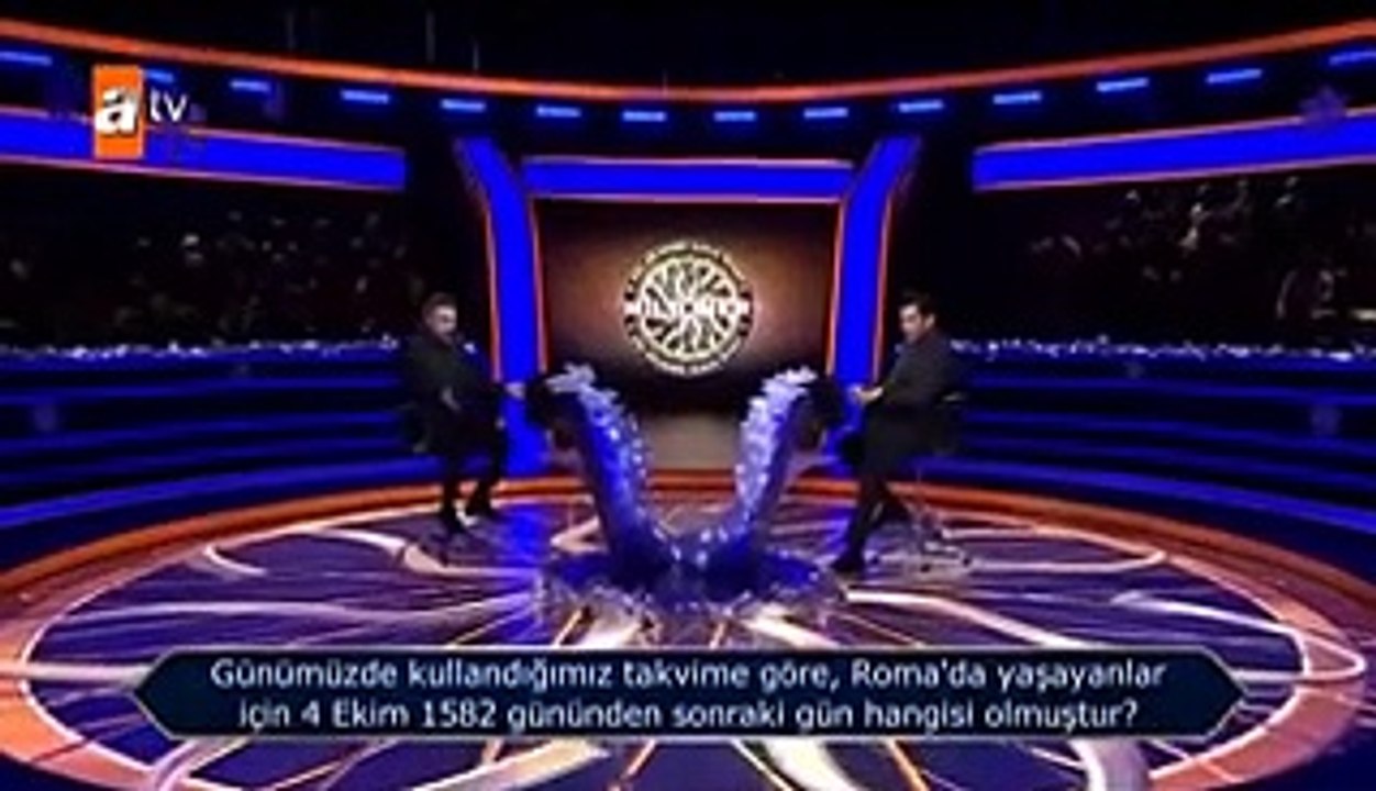 Oktay Kaynarca Kim Milyoner Olmak İster'de 1 milyonluk soruyu açtırdı