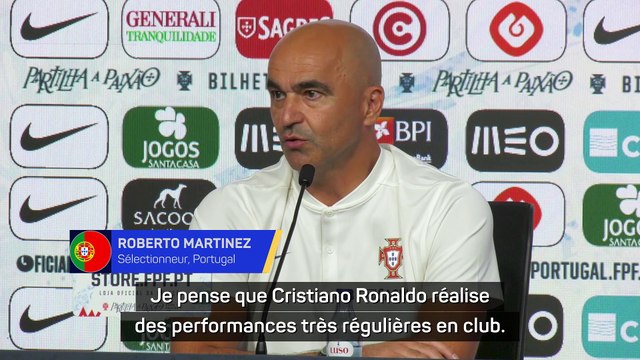Martinez : Cristiano Ronaldo est prêt à aider l'équipe et à donner tout ce qu'il peut
