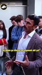 'Aç adam yok bu ülkede' derken arkasındaki aç insanı fark etmedi