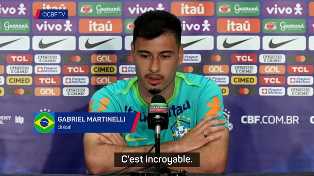 Martinelli : Jouer pour la Seleção, c'est un rêve qui devient réalité