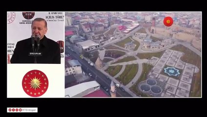 Erdoğan yarım asırdır havalimanı olan Erzurum’da konuştu: Erzurum’da havalimanı mı vardı