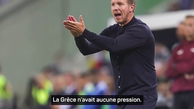 Nagelsmann : Une bonne réaction en deuxième période
