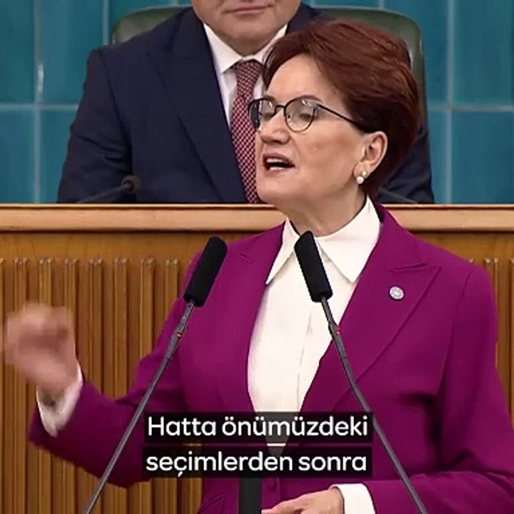 Akşener Erdoğan'a böyle seslendi: İktidarın her gün biraz daha sözümüze gelmesini büyük bir keyifle izliyoruz