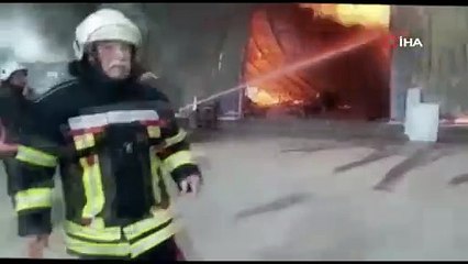 Mobilya atölyesinde yangın çıktı