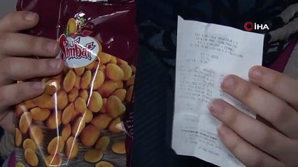 BİM'den aldığı çerez paketinin içinden çıktı