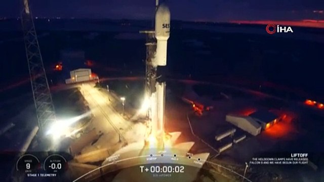 2 internet uydusu Falcon-9 roketi ile yörüngeye fırlatıldı