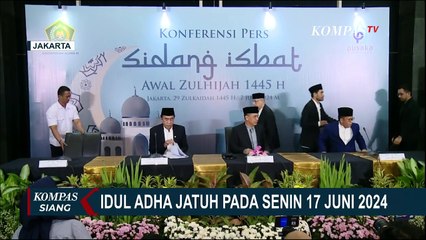 Pemerintah Tetapkan Iduladha 1445 Hijriah Jatuh pada 17 Juni 2024