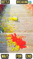 Bottle breaking ASMR wait for end #shorts #asmr