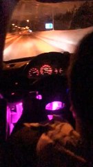 Buzlu yolda 200 yapınca kabusu yaşadı