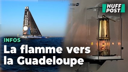La flamme olympique s'élance vers la Guadeloupe