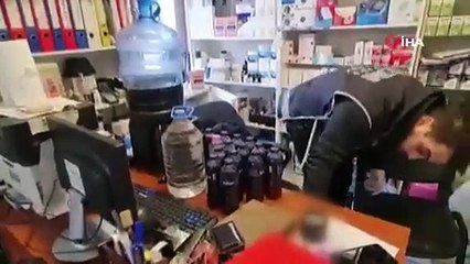 Ankara'da 361 şişe sahte içki ele geçirildi