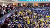 İmamoğlu'na Fenerbahçe taraftarından destek. Ekrem başkan tezahüratı yaptılar