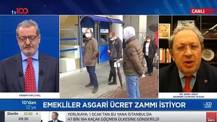 Ünlü ekonomist Şeref Oğuz emekli ve memura ne kadar zam yapılacağını açıkladı
