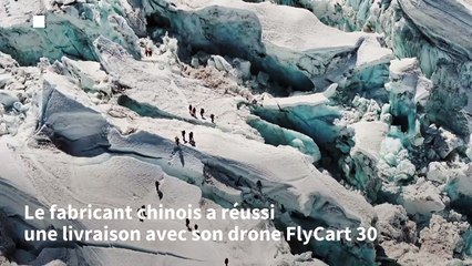 Everest: le chinois DJI réussit la première livraison par drone sur le toit du monde