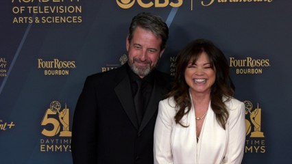 Valerie Bertinelli and Mike Goodnough 2024 Daytime Emmy Awards Red Carpet