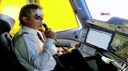 THY uçağında Arjantinliler şampiyonluğu böyle kutladı