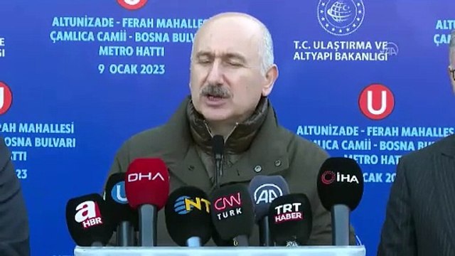 Altunizade-Çamlıca-Ferah Mahallesi-Bosna Bulvarı Metro Projesi'nin 2024'te tamamlanması bekleniyor