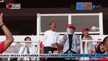 Presiden Jokowi dan Ibu Iriana Saksikan Laga Timnas Indonesia Vs Irak di GBK
