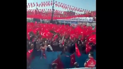 Erdoğan'a AKP mitinginde tepki! Kürsüye çıkınca böyle bağırdılar