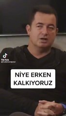 Öğleden sonra kalkan Acun 'sabah neden işe gidiyoruz' dedi. TSYD başkanı taşı gediğine oturttu