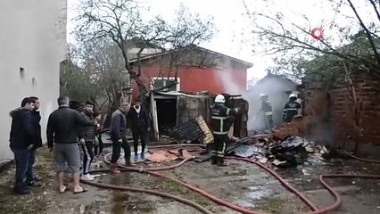 Tekirdağ’da korku saçan yangın