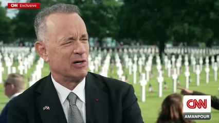 Tom Hanks asked if he is worried about another Trump presidency. Hear his response