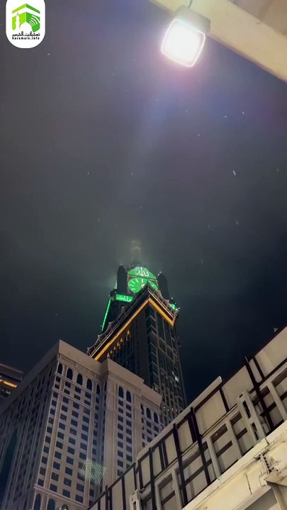 beauty of kaaba and clock tower